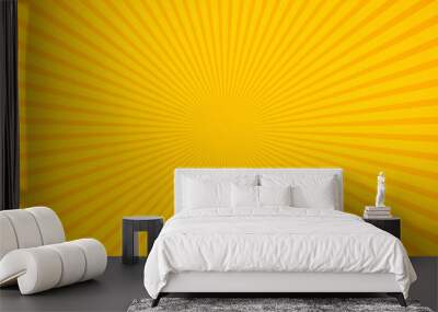 Sun rays background Wall mural