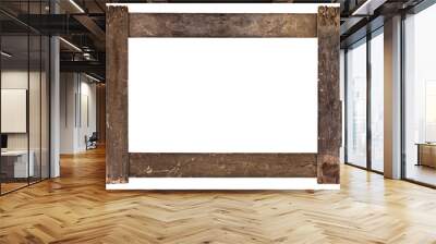 wooden photo frame Wall mural