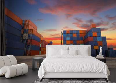 Containers Wall mural