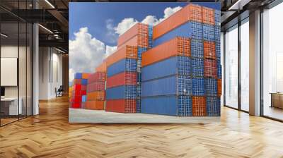 Containers Wall mural