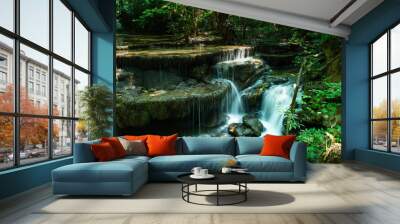 waterfall in the park Wall mural