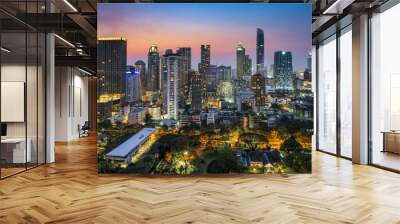 Bangkok Cityscape Wall mural