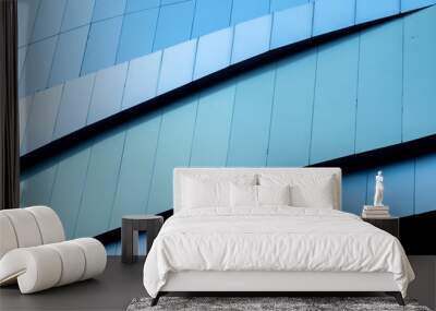 Abstract background architecture lines. modern architecture detail Wall mural