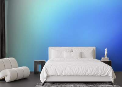 blue gradient defocused abstract photo smooth lines pantone color background Wall mural