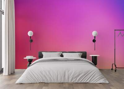 Pastel tone purple pink blue gradient defocused abstract photo smooth lines pantone color background Wall mural