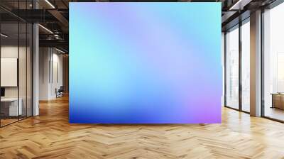 Pastel tone purple pink blue gradient defocused abstract photo smooth lines pantone color background Wall mural