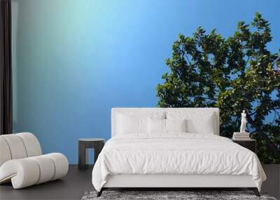 tree and sky Wall mural