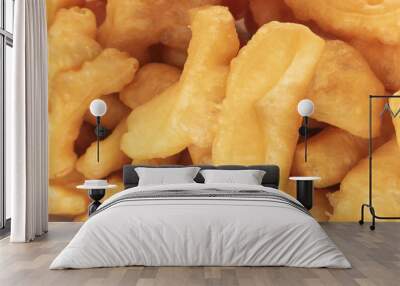 Deep fried dough stick background Wall mural