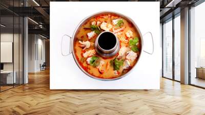 seafood soup, Thai spicy soup Wall mural