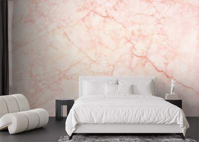 rose gold marble wall texture for background and design art work, seamless pattern of tile stone with bright luxury. Wall mural