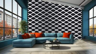 metal wire mesh sheets background. Steel grid background. metal textured sheet  background Wall mural