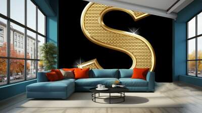 gold dollar   Wall mural