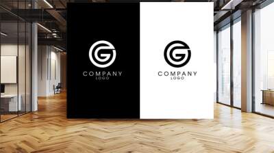 Letter OG, GO initial logotype company name design. vector logo for business and company identity Wall mural