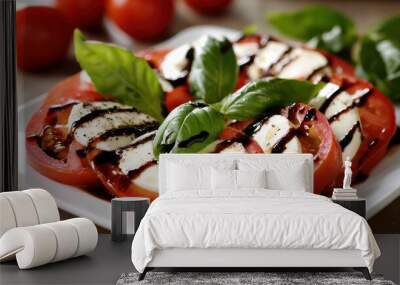 Captivating Caprese Salad: A Vibrant Culinary Delight Wall mural