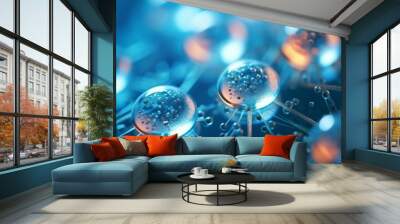 Cell division or cloning cells Wall mural