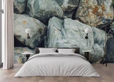 rocks as a textured nature backdrop Wall mural