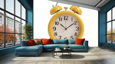 Yellow Alarm Clock Wall mural