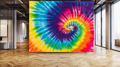 Colorful Tie Dye Designs Patterns Wall mural