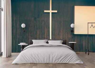 cross Wall mural