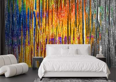 Digital Illustration Soft Vibrant Abstract Background Wall mural