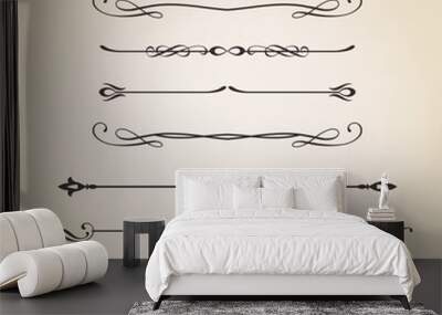 Dividers set Wall mural