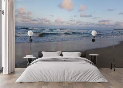 beach waves Wall mural