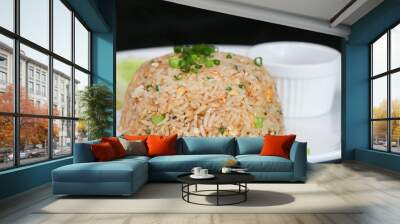 Closeup fried rice  Wall mural