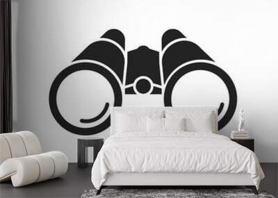 Binoculars flat icon. Vector. Isolated. Wall mural