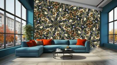 Abstract art deco design for textile printing. Contemporary pattern texture for the background Wall mural