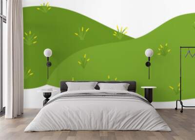 Grass hill Wall mural