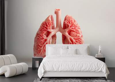 Healthy Human Lungs. 3D Illustration Wall mural