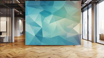 abstract polygonal background Wall mural