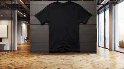 Black men's classic t-shirt front and back
 Wall mural