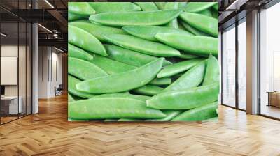 close up on fresh green pea, design background Wall mural