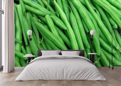 green bean background Wall mural