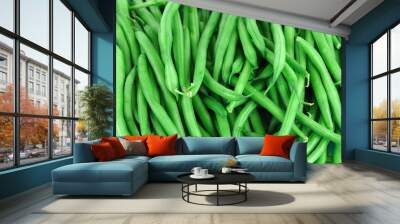 green bean background Wall mural