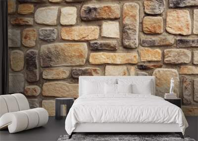 stone wall Wall mural