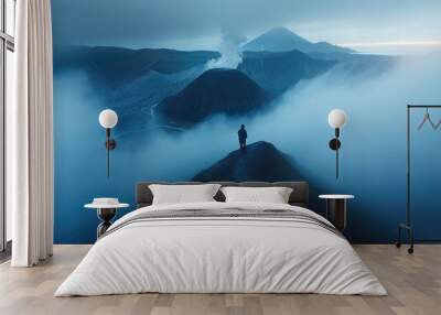 Dawn's Palette: Mount Bromo Wall mural