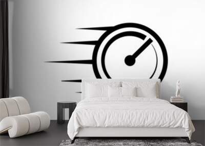 fast icon vector design templates Wall mural