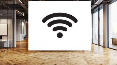 wi-fi signal icon design vector logo template EPS 10 Wall mural