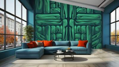 jungle shamans mobile gui background Wall mural