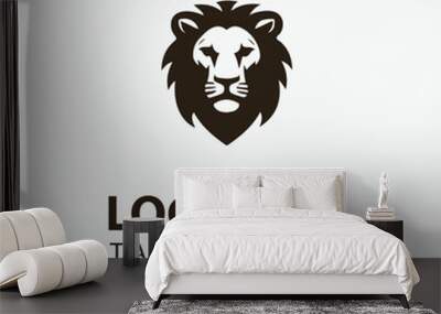 Animal Head Logo Wall mural