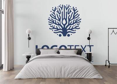 Coral Logo Wall mural