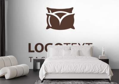 Pillow Logo Wall mural