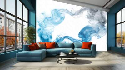 smoke from the clouds Wall mural