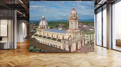 Chaparral church aerial view Wall mural