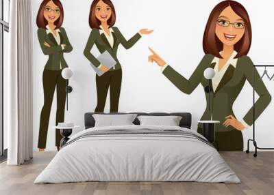 Business Girl Wall mural