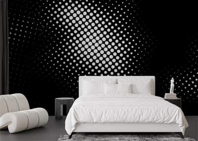 Dots Textures Black Back Ground Wall mural