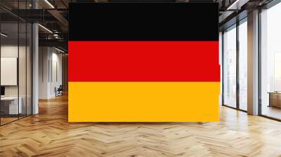 Germany national flag vector illustration Wall mural