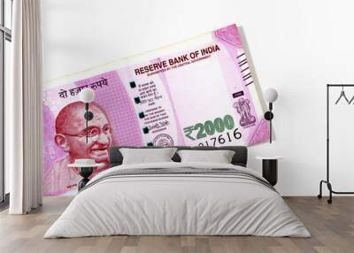 New Indian currency of 2000 rupee note Wall mural